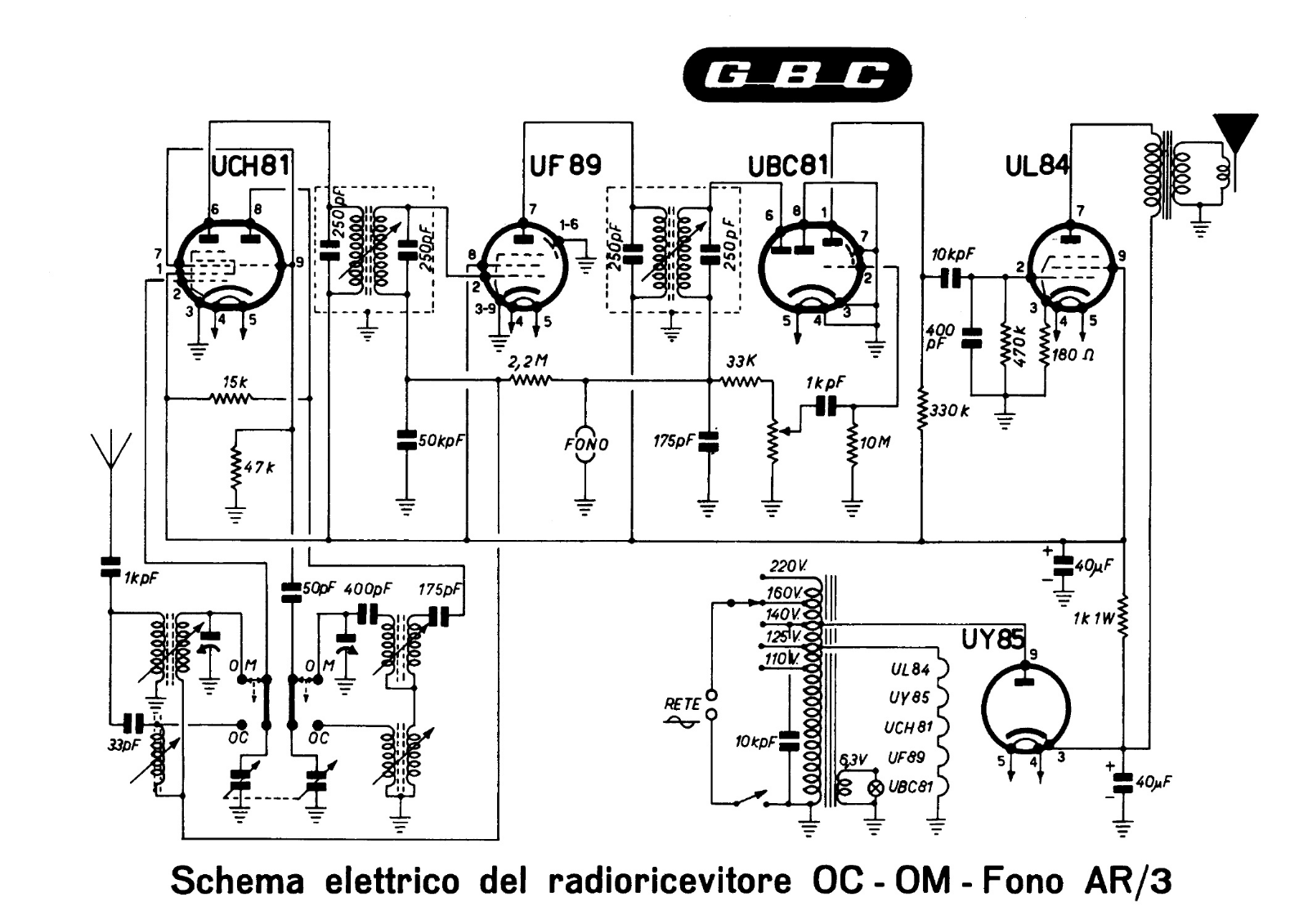 GBC ar 3 schematic