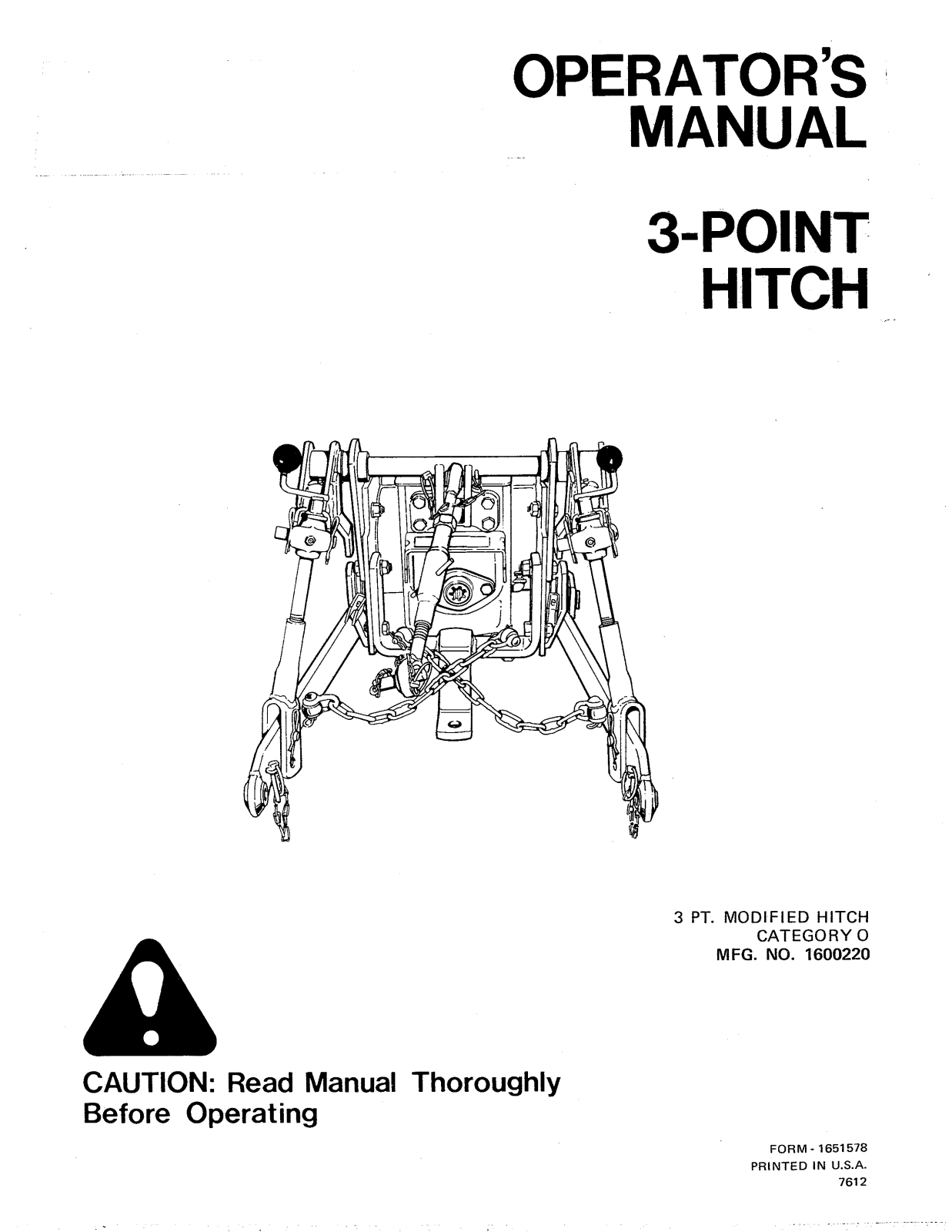 Snapper 1600220 User Manual