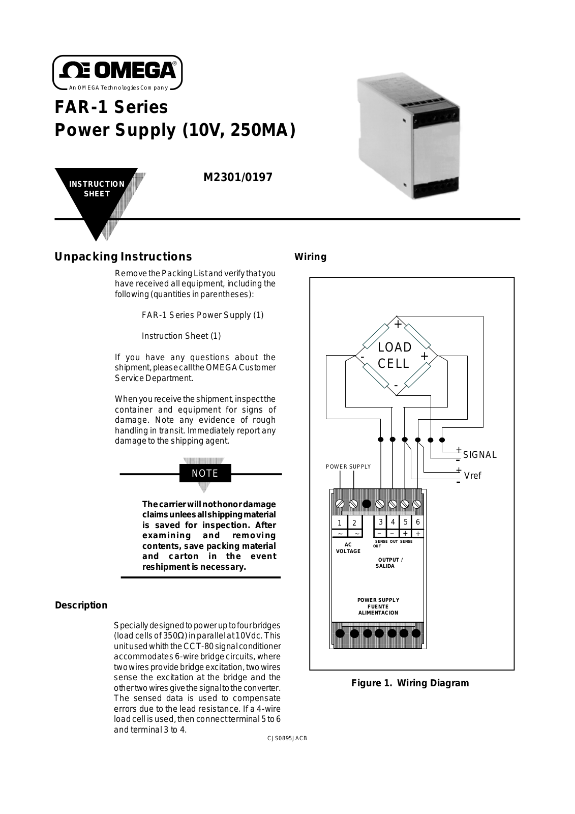 Omega FAR-1 User Manual