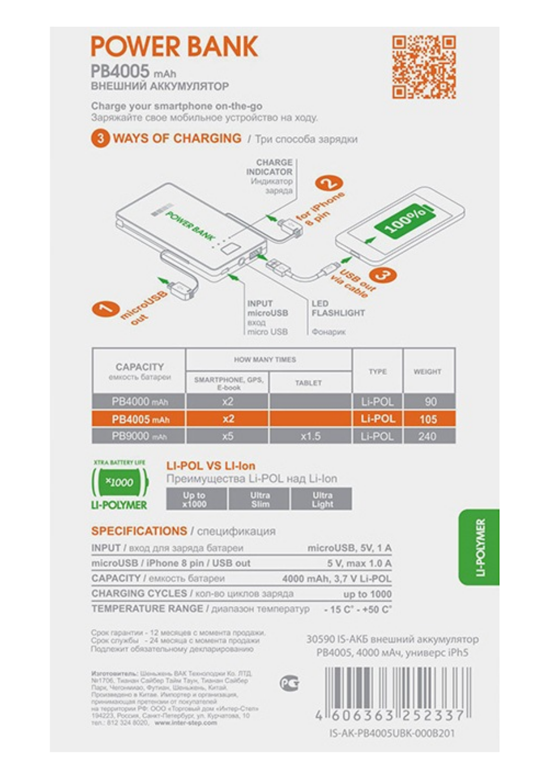 InterStep PB4005 User Manual