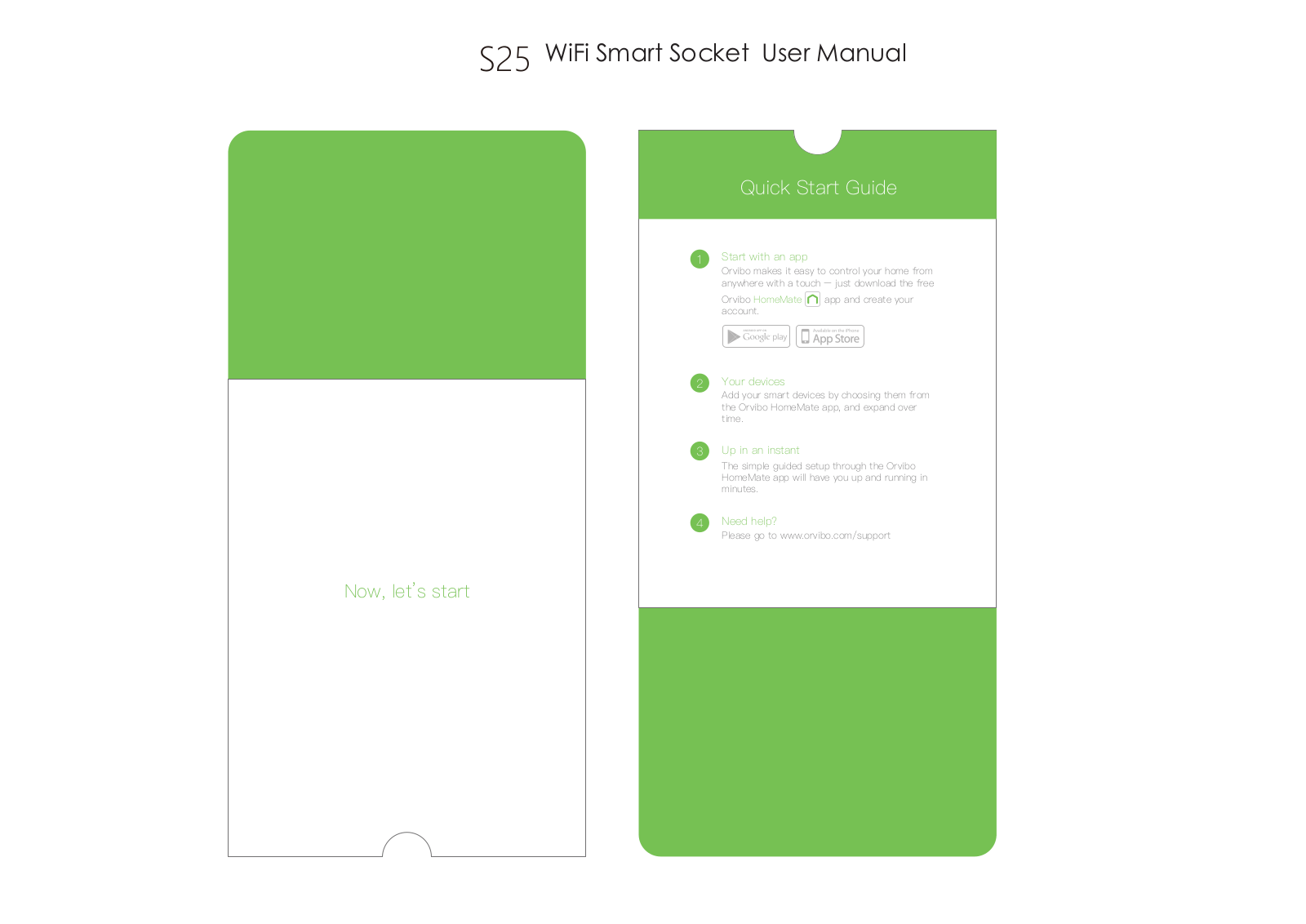 ORVIBO Electronics S25US User Manual