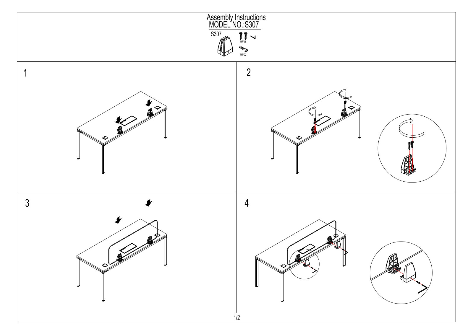 Boss S307 Assembly Guide