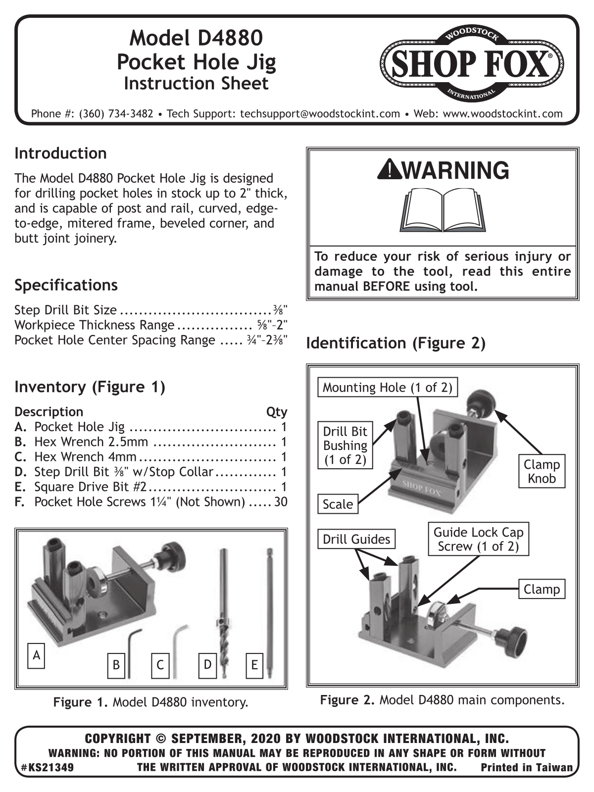 Shop Fox D4880 User guide - ManualMachine.com