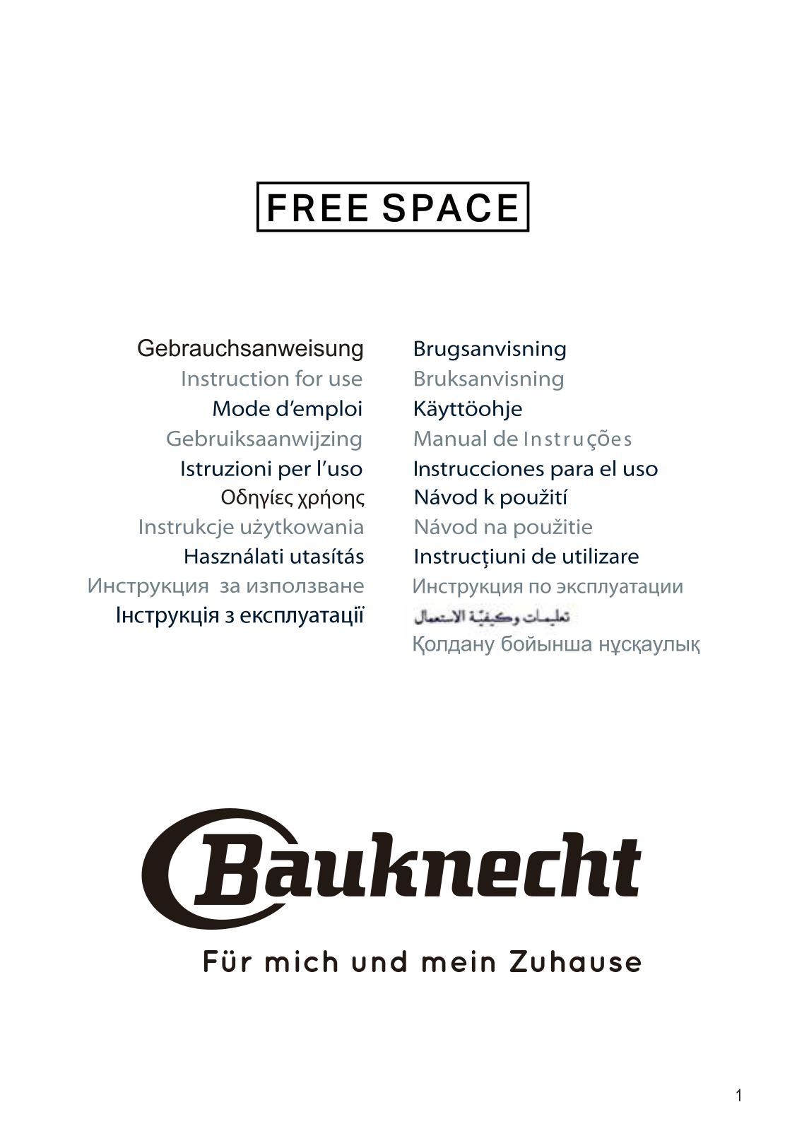 BAUKNECHT MF 201 B User Manual