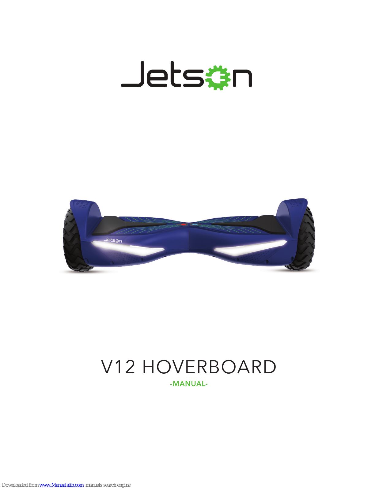 Jetson V12, BALANCE User Manual