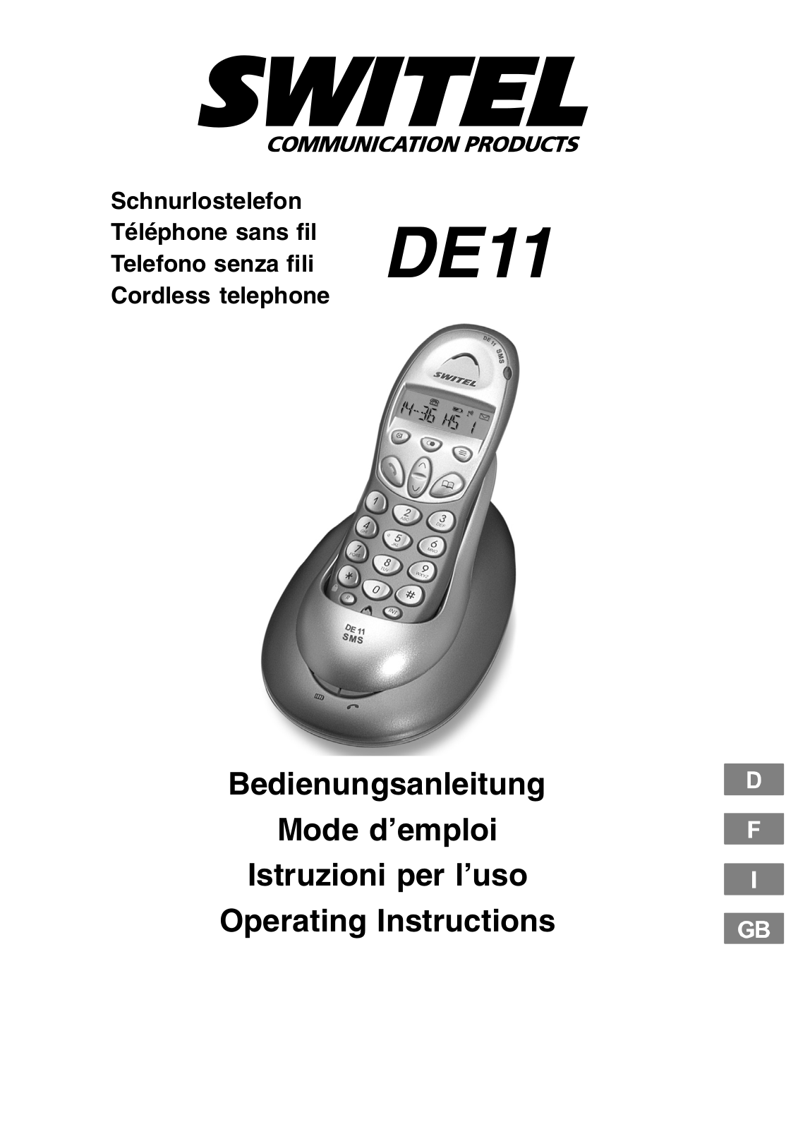 switel DE11, DE113 Operating Instructions Manual - ManualMachine.com