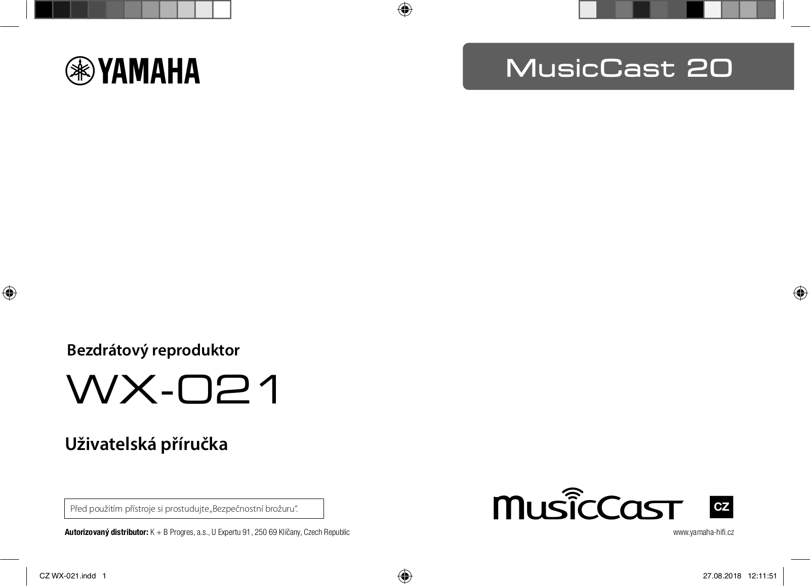 Yamaha WX-021 User Manual