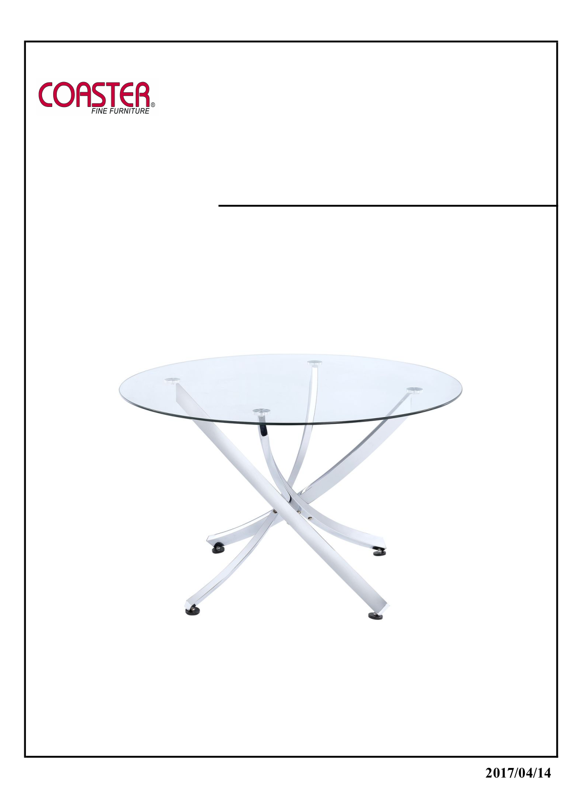 Coaster 106440 Assembly Guide