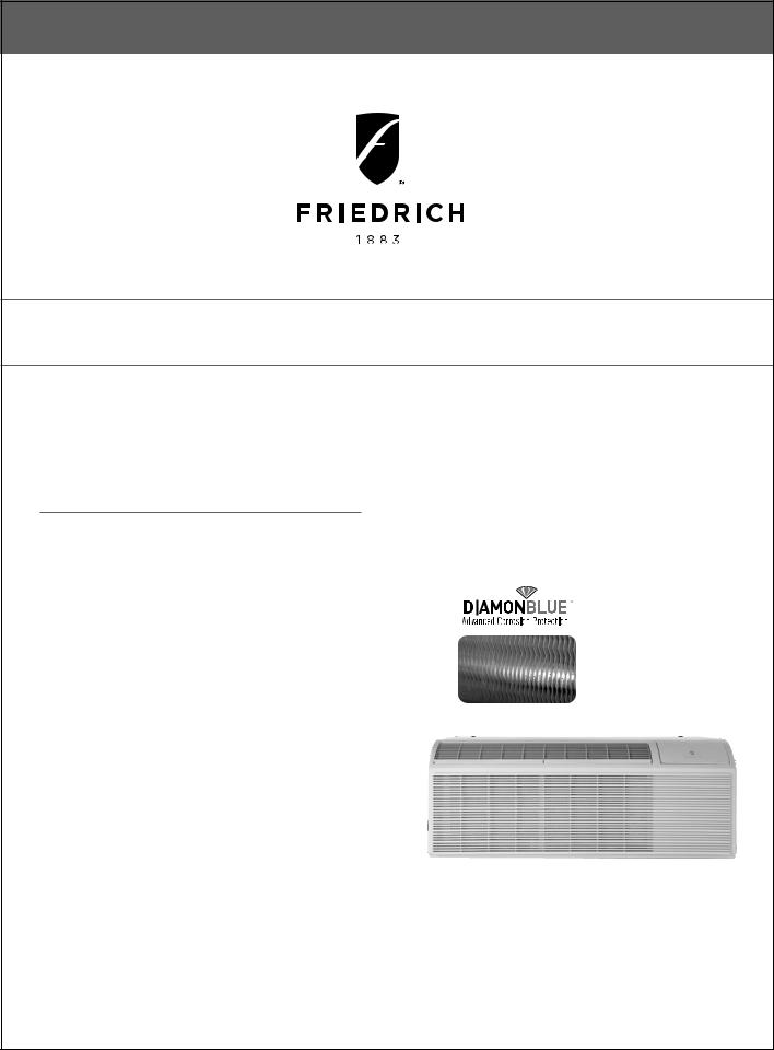 Friedrich PZH12K3SB, PZE15K5SB Specifications