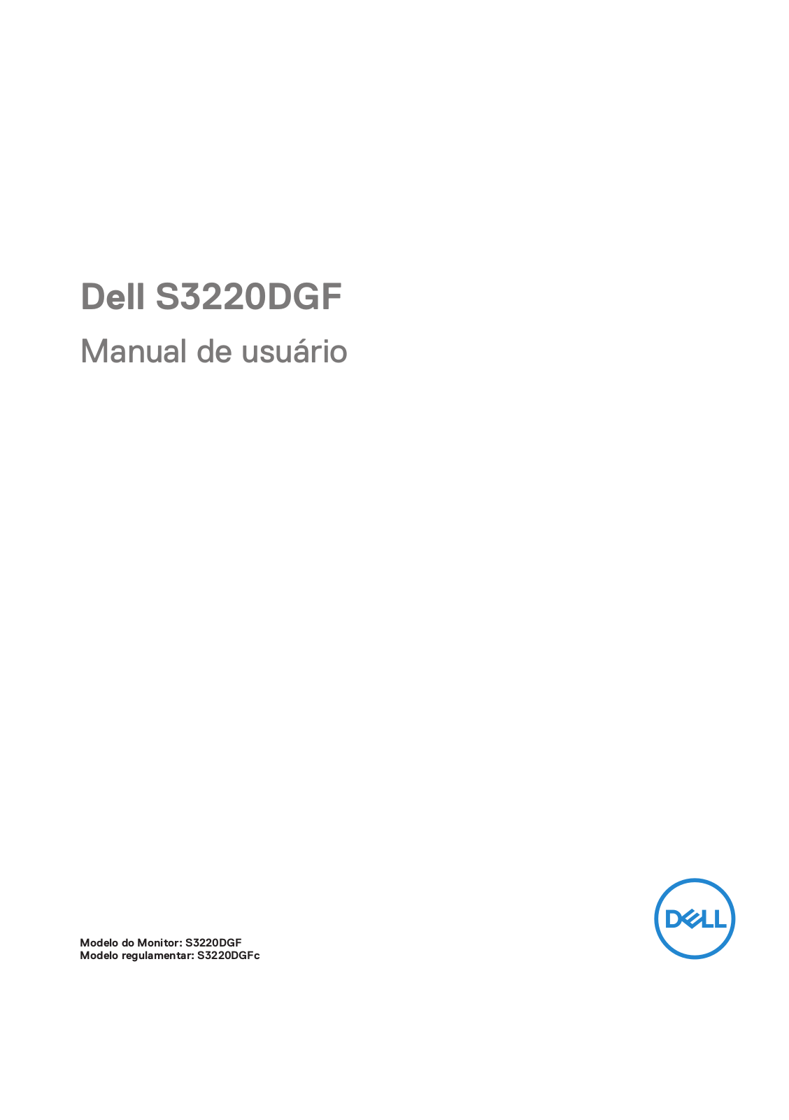 Dell S3220DGF User Manual