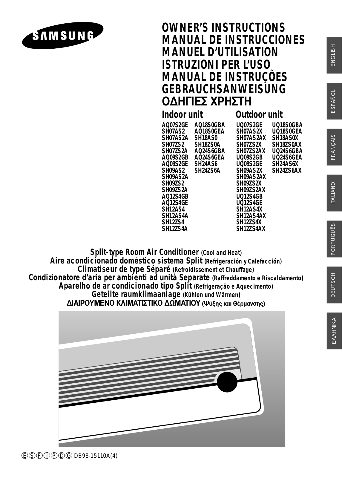 Samsung SH24ZS6AX/XFO, SH24ZS6AX/SER, SH24ZS6A/XFO, SH24ZS6A/SER, SH24ZS6AX/SEK User Manual