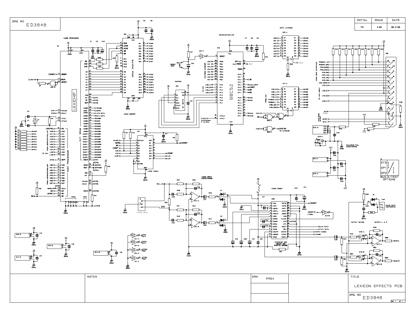 SoundCraftsmen FX-8 Schematic