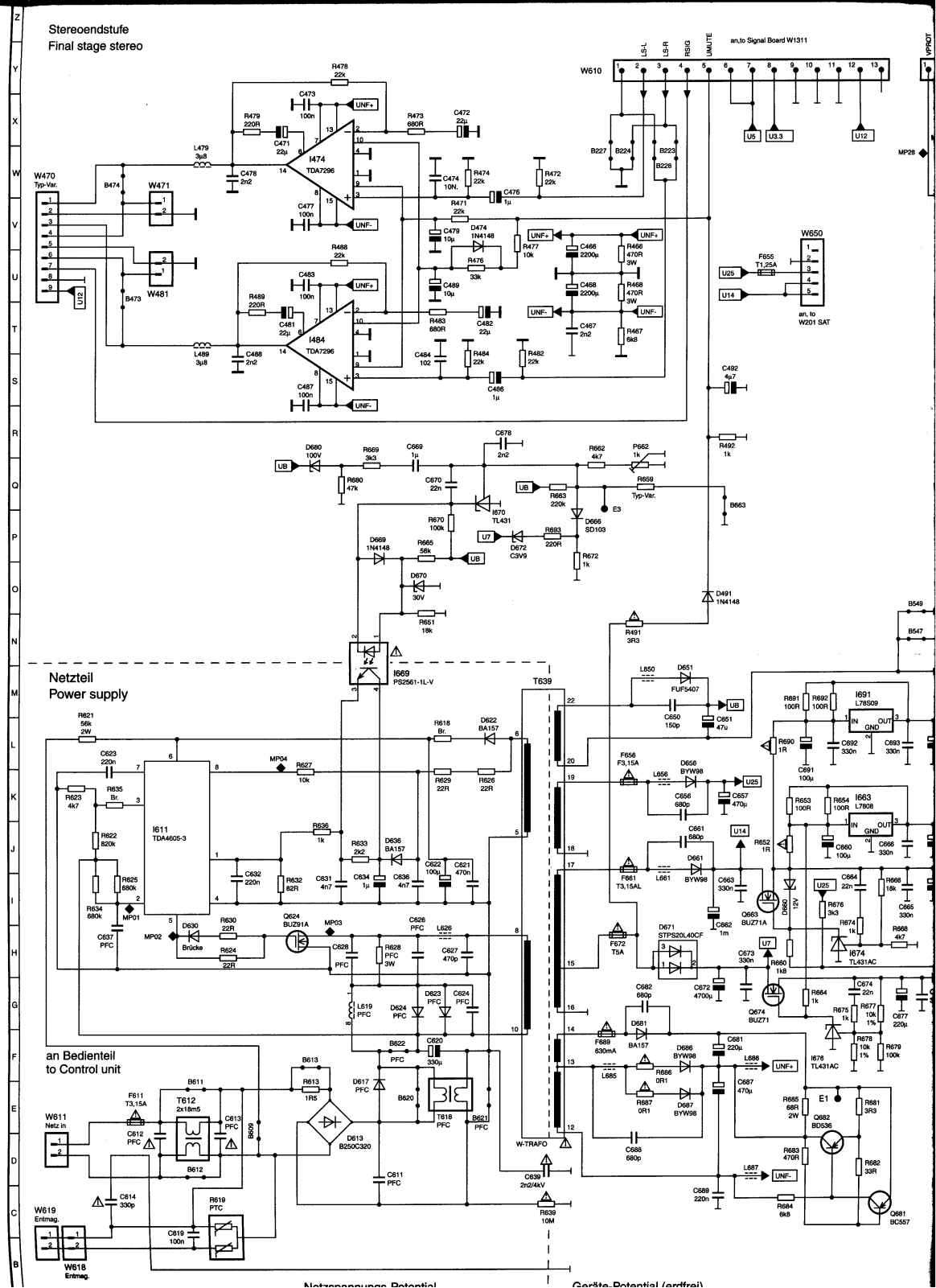 Loewe Contur 1670, Q4140 Schematic