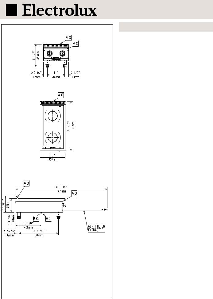 Electrolux AIZ16(169007) General Manual