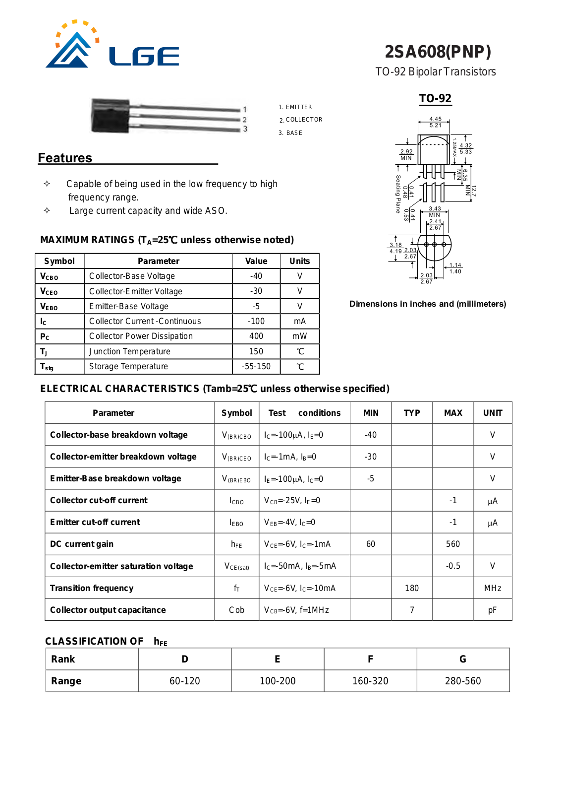 LG 2sa608 Datasheet - ManualMachine.com