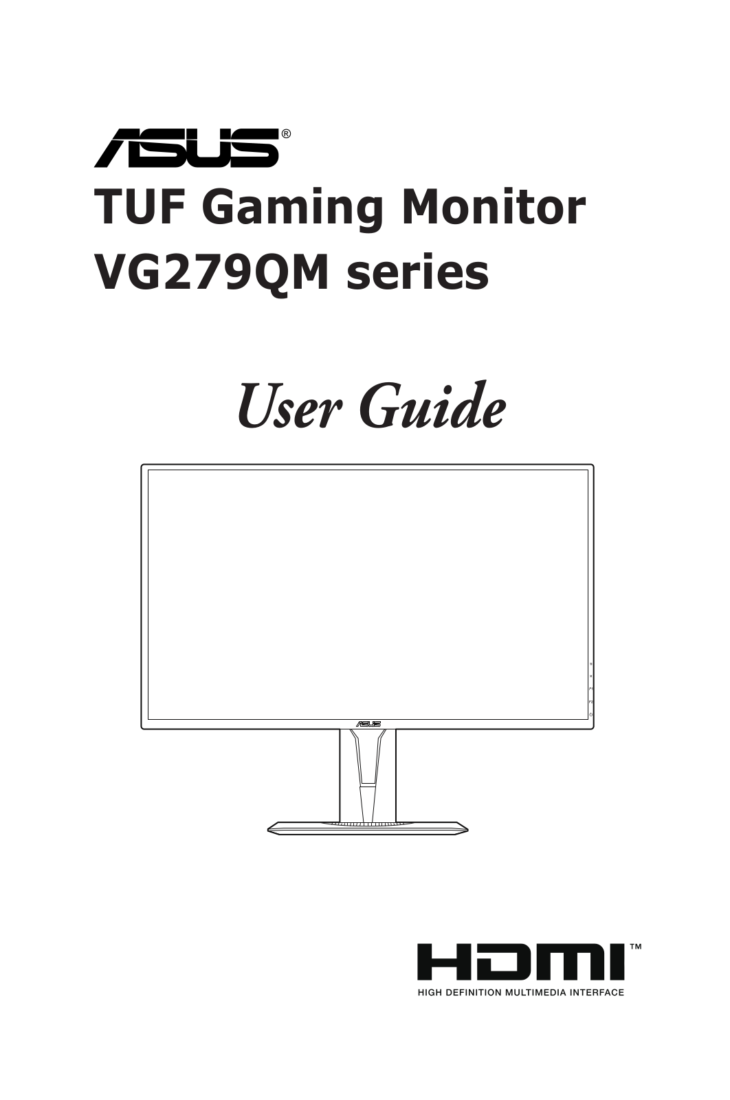 Asus VG279QM User Manual