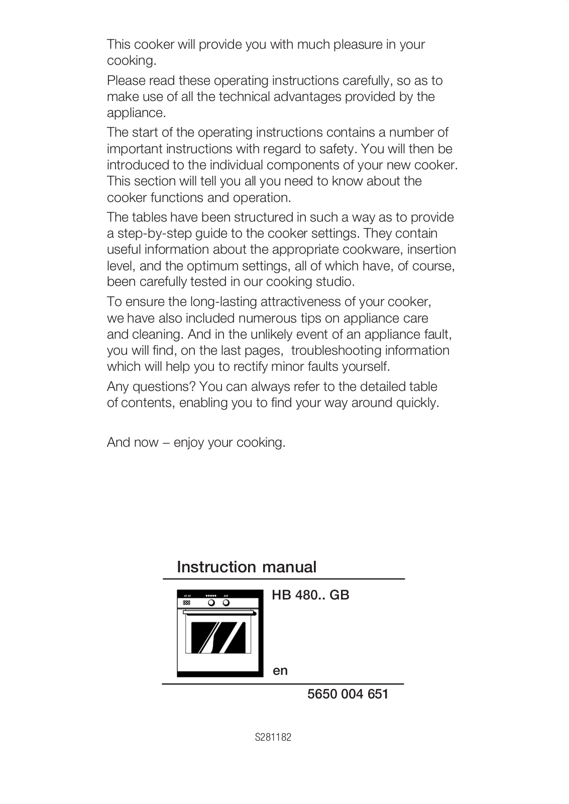 Siemens HB48055GB, HB48065GB, HB48025GB Instruction manual