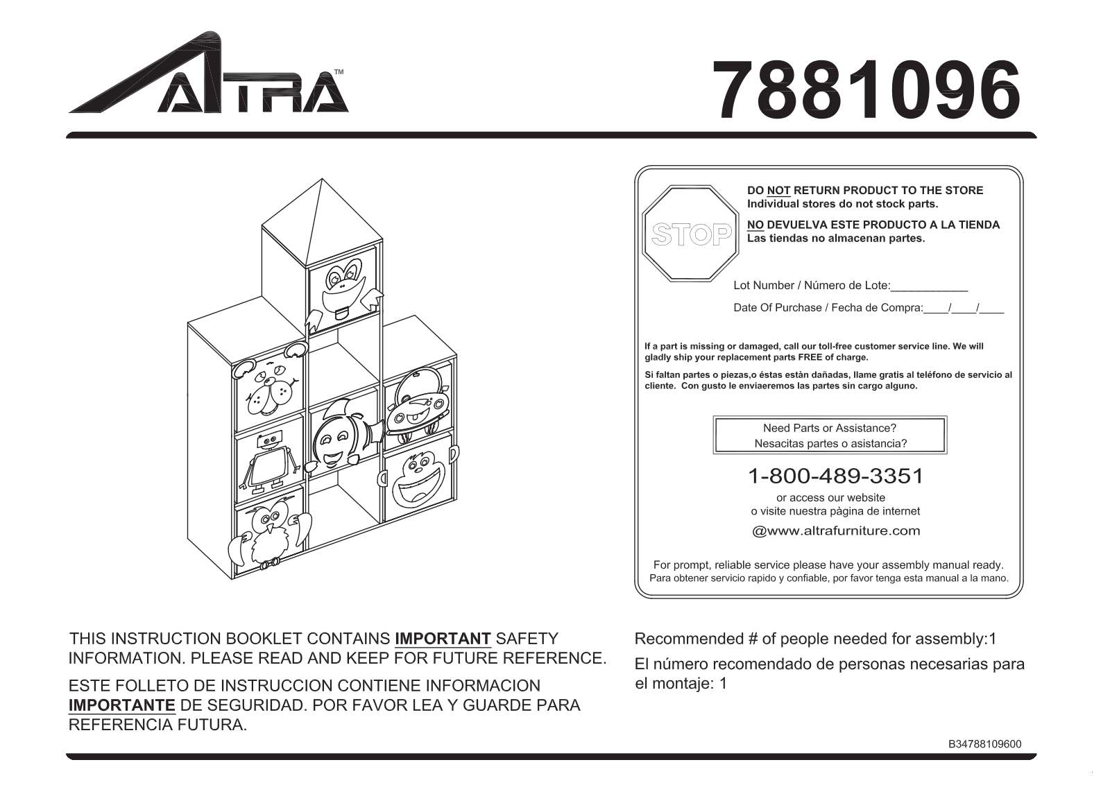 Altra Summit Mountain End Table Assembly Instruction - ManualMachine.com