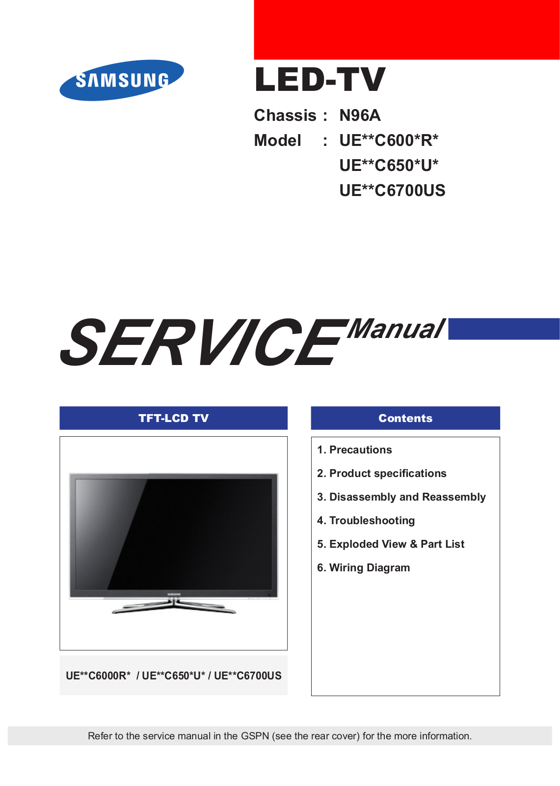 Samsung UE32C6000 Schematic