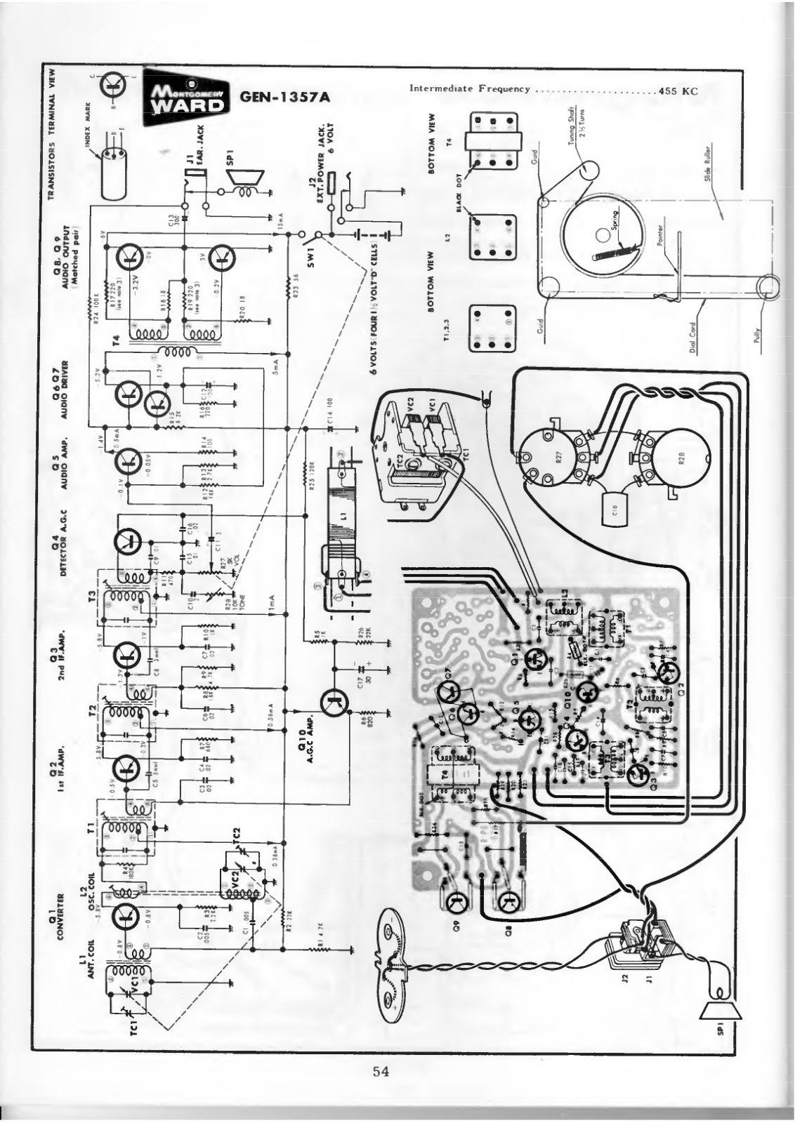 Montgomery GEN-1357A Schematic