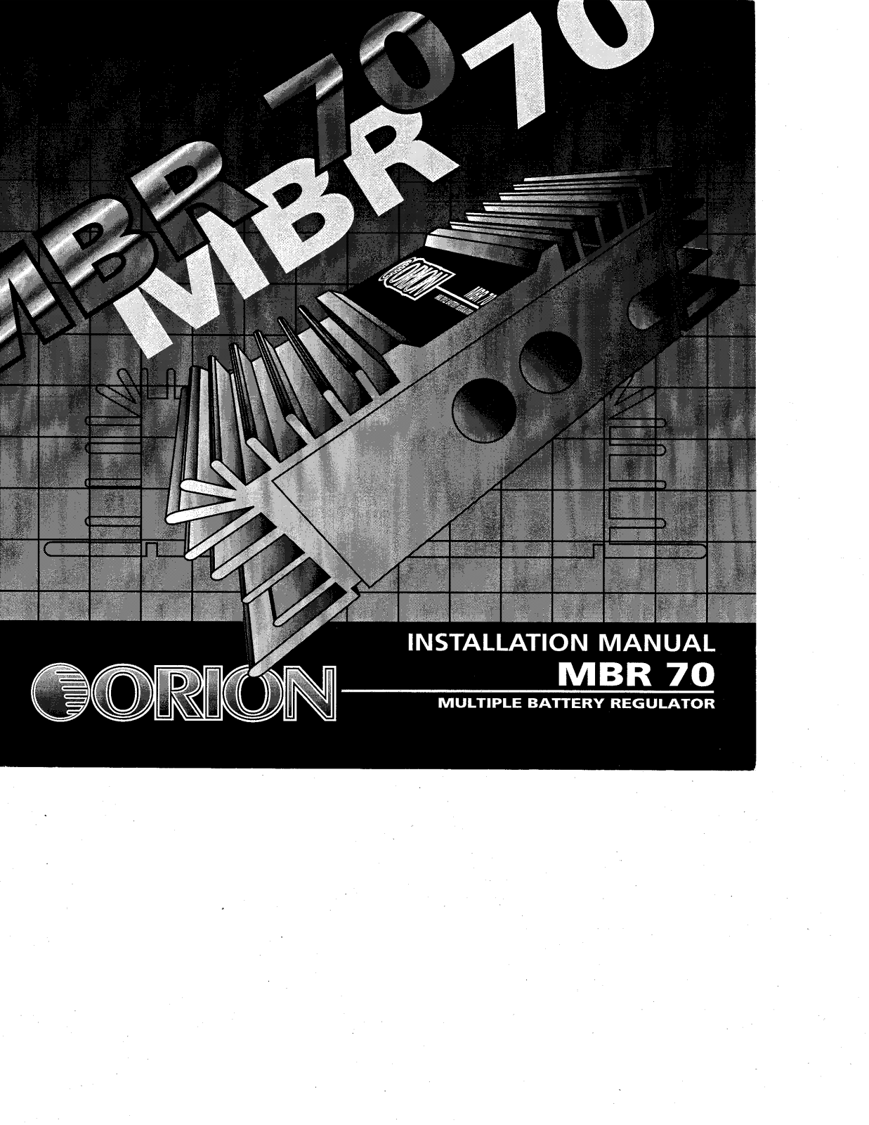 Orion Car Audio MBR70 User Manual