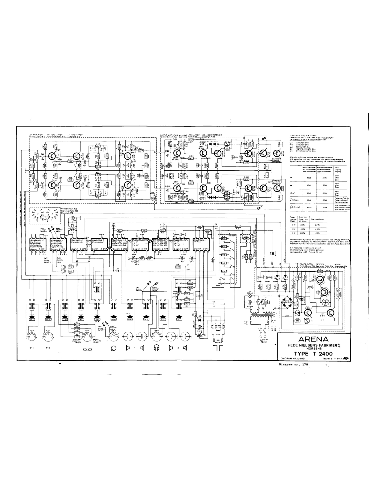 Rank Arena T2400 Drawing - ManualMachine.com