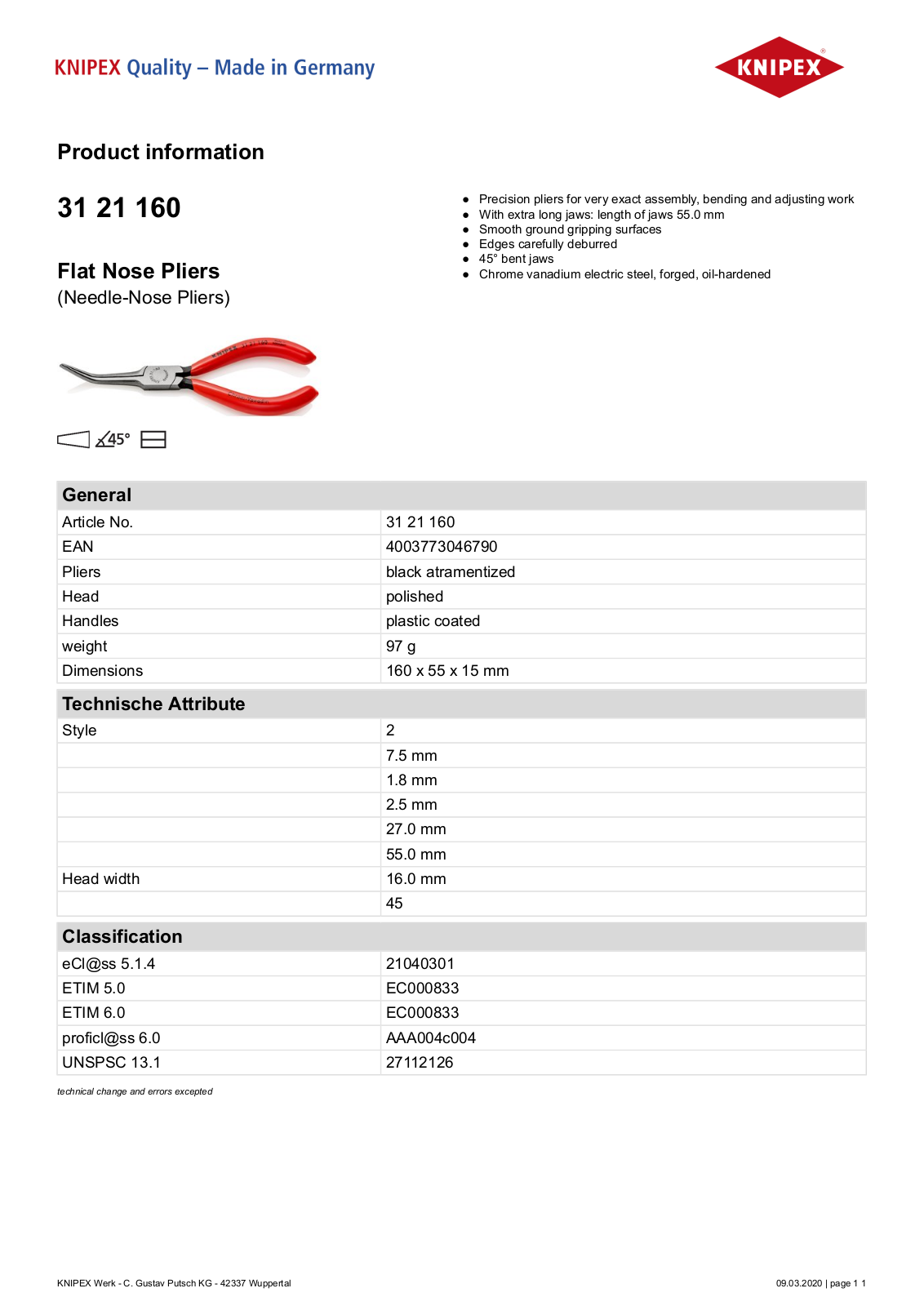Datasheet 31 21 160 Specification - ManualMachine.com