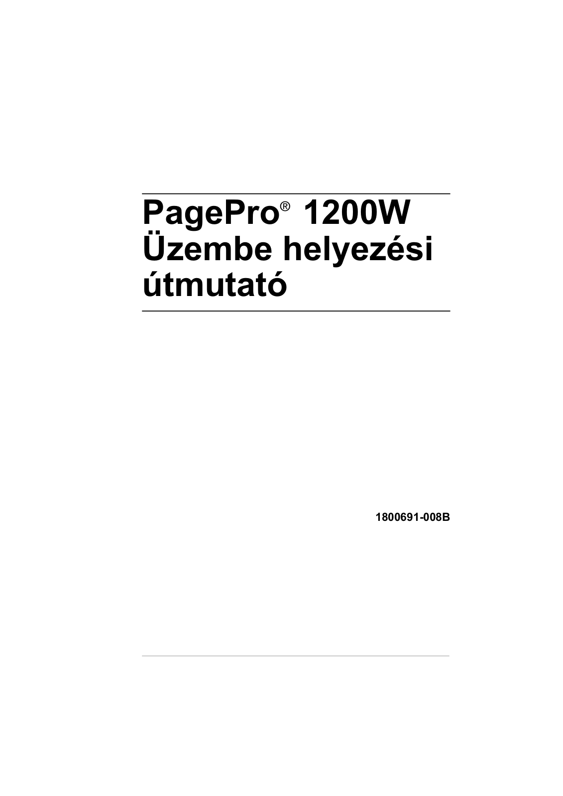 Konica minolta PAGEPRO 1200W User Manual