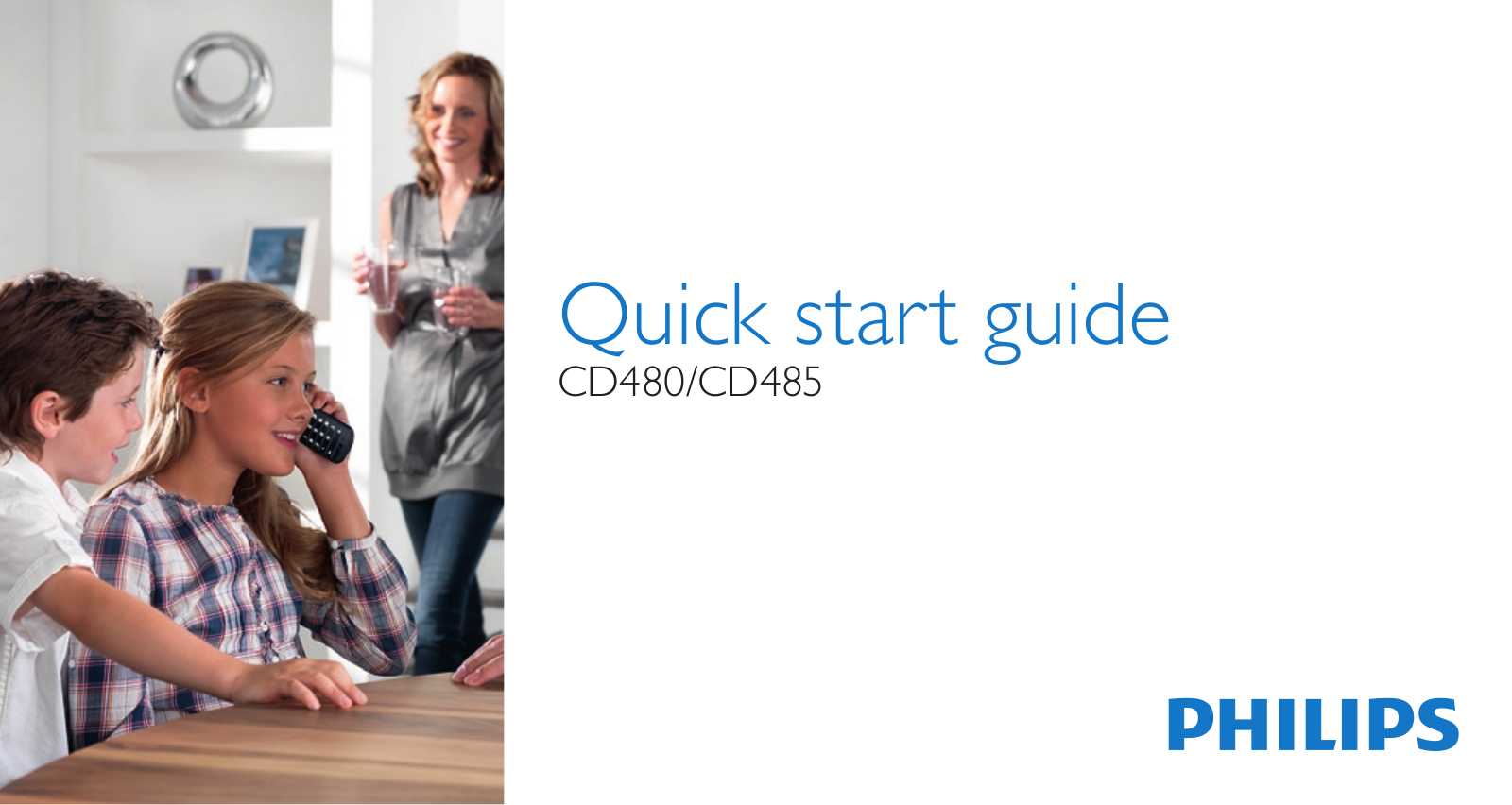 Philips CD480, CD485 Quick start guide