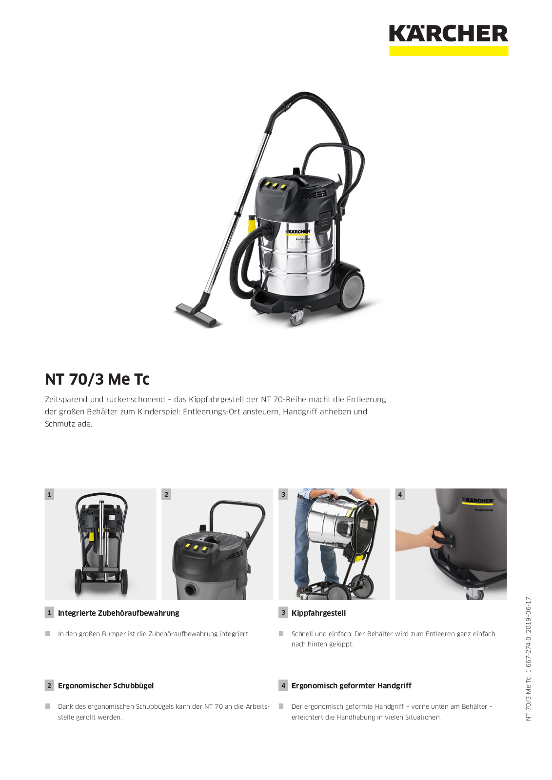 Kärcher NT 70-3 Me Tc User Manual