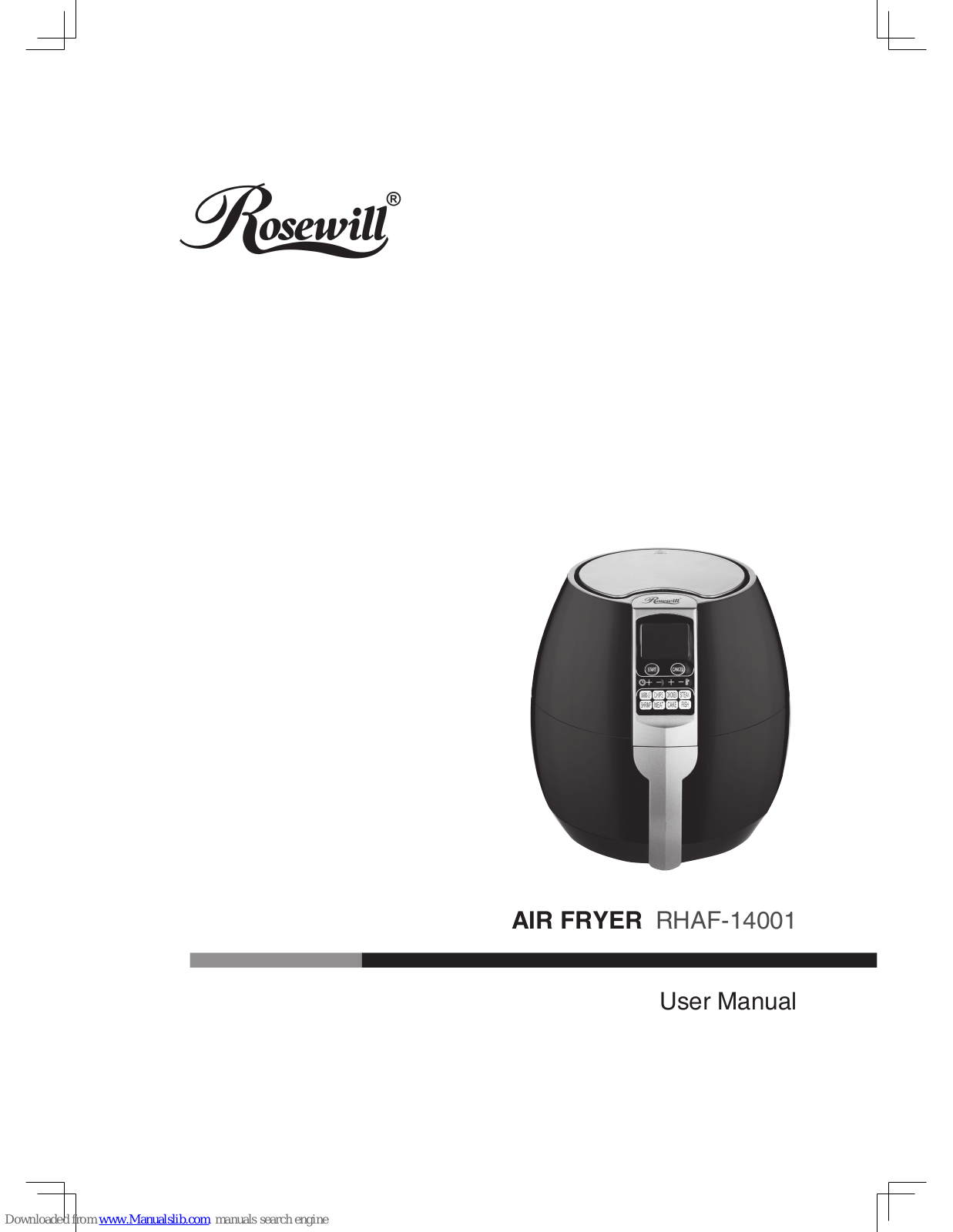 Rosewill RHAF-14001 User Manual