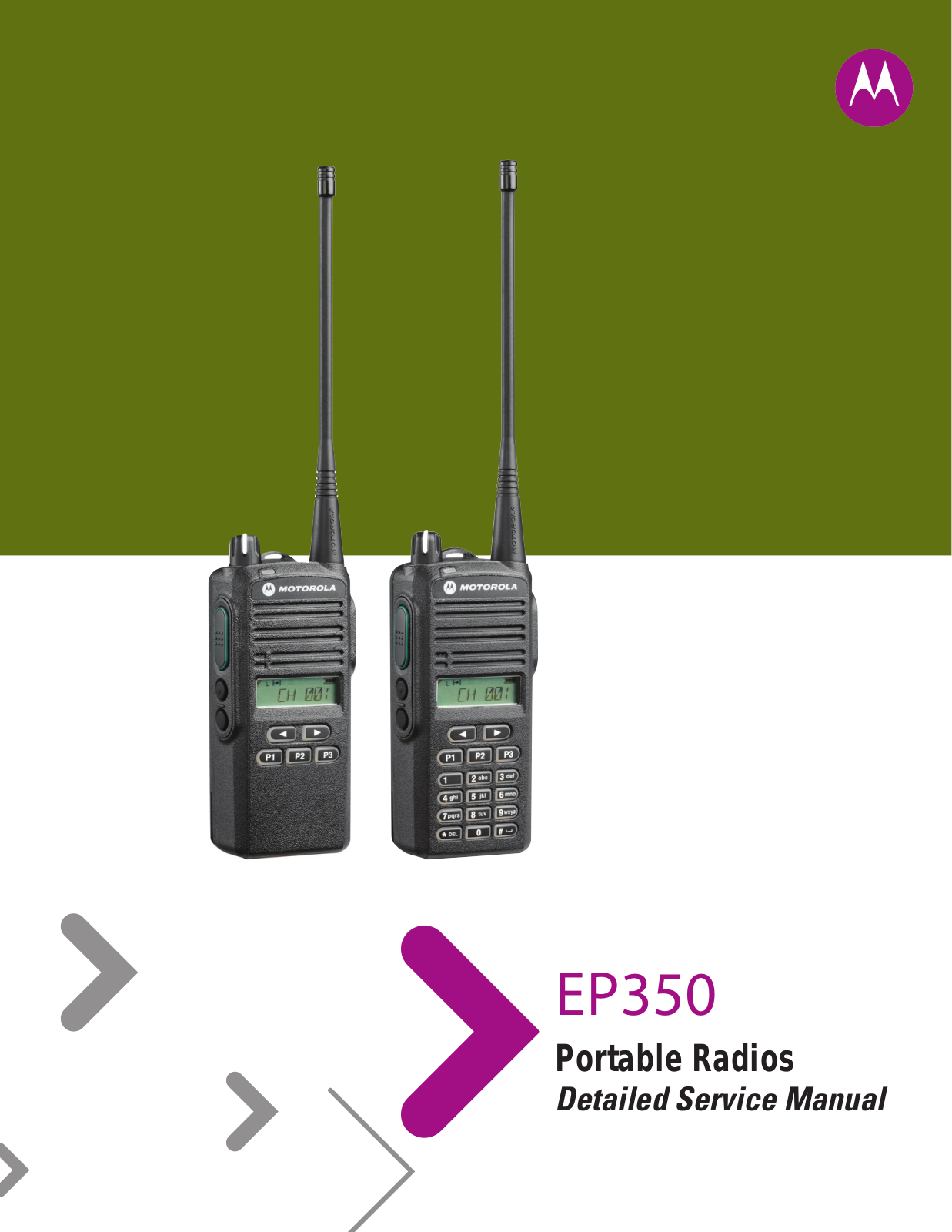 Motorola EP350 Service Manual