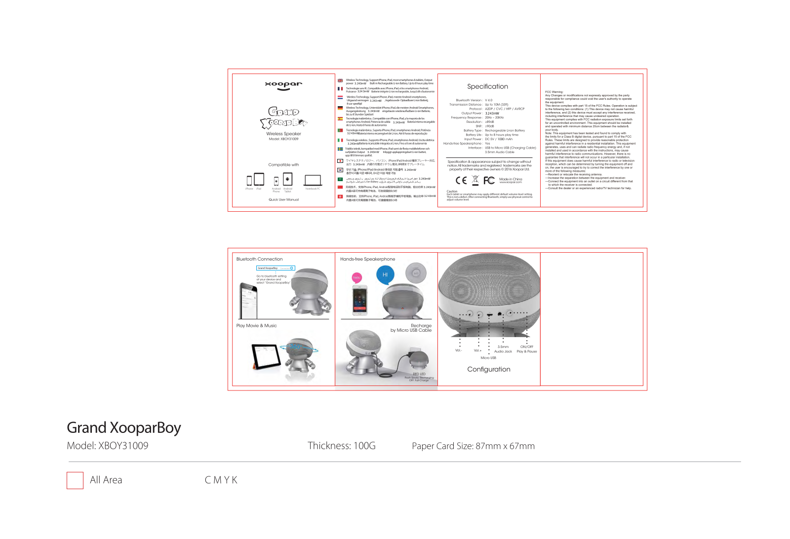 Xoopar XBOY31009 Users Manual