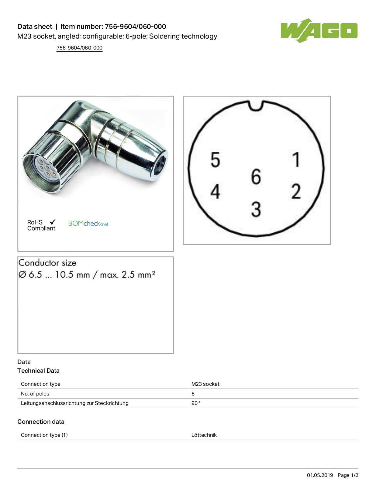 Wago 756-9604/060-000 Data Sheet - ManualMachine.com