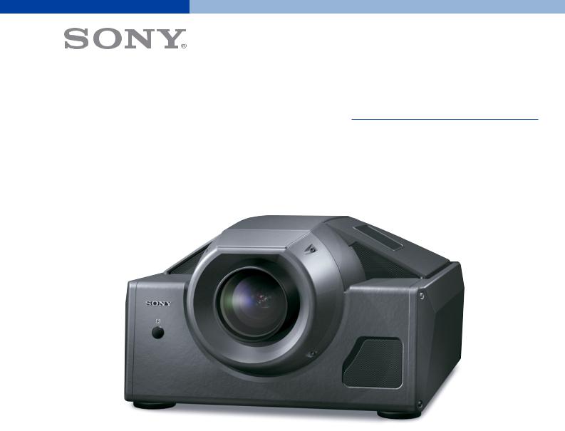 SONY SRX-R110, SRX-R105 User Manual
