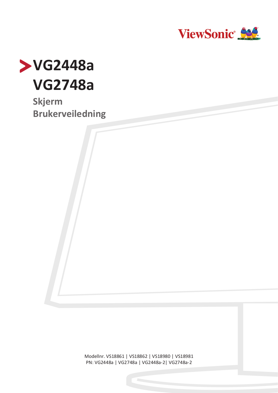 Viewsonic VG2448A-2 User Guide