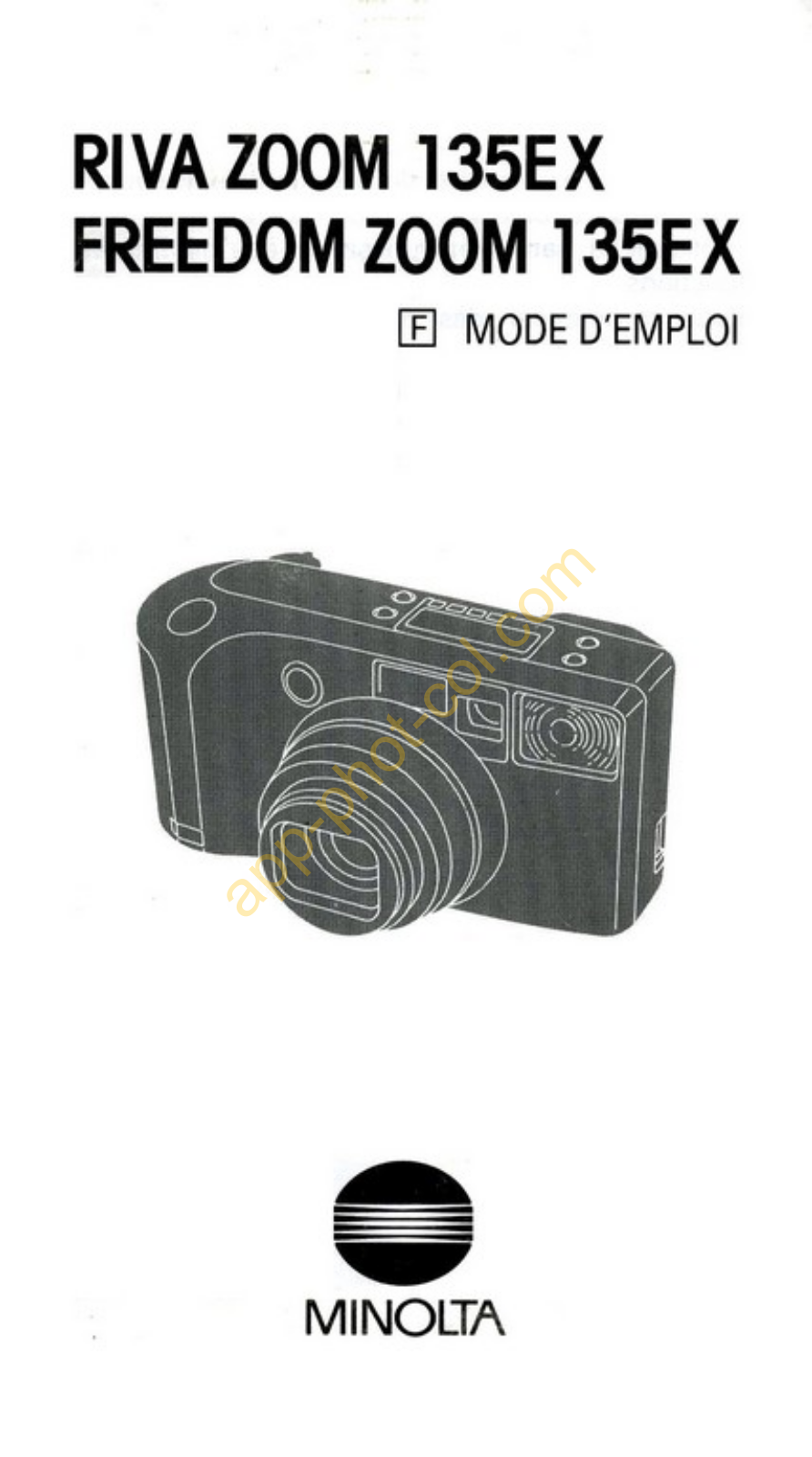 MINOLTA Freedom Zoom 135 EX Manuel de l’utilisateur