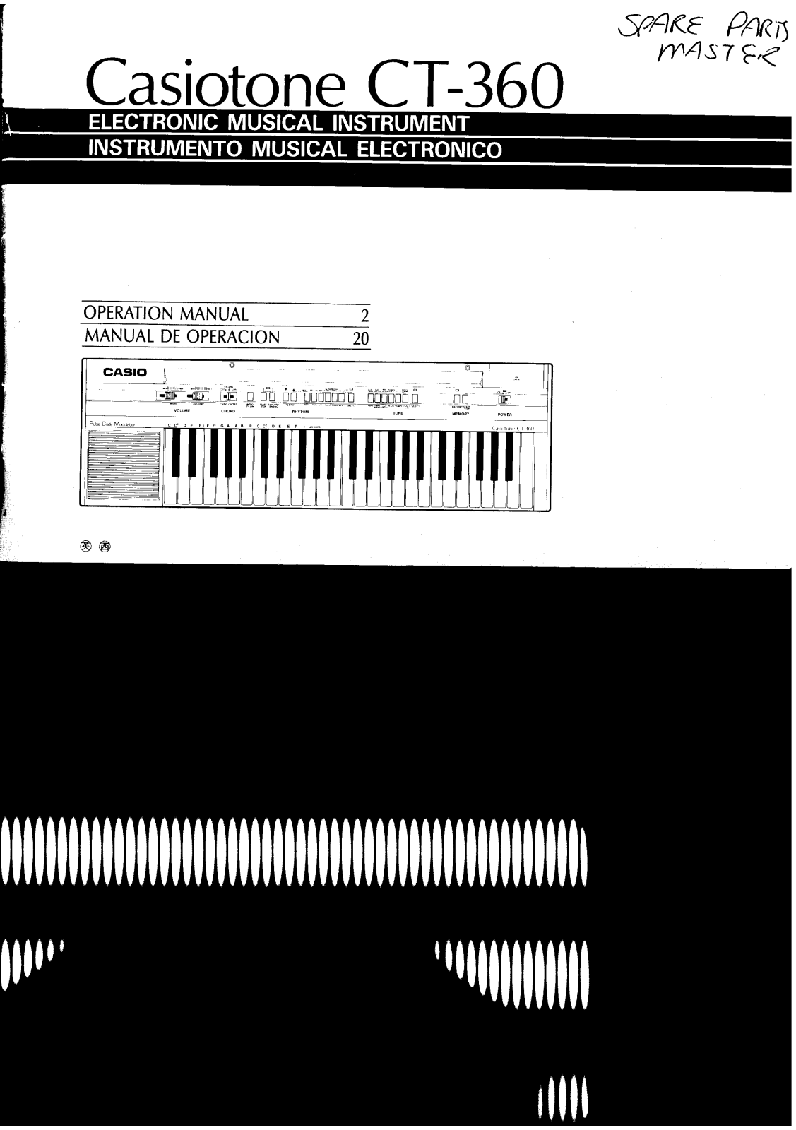 Casio CT-360 User Manual