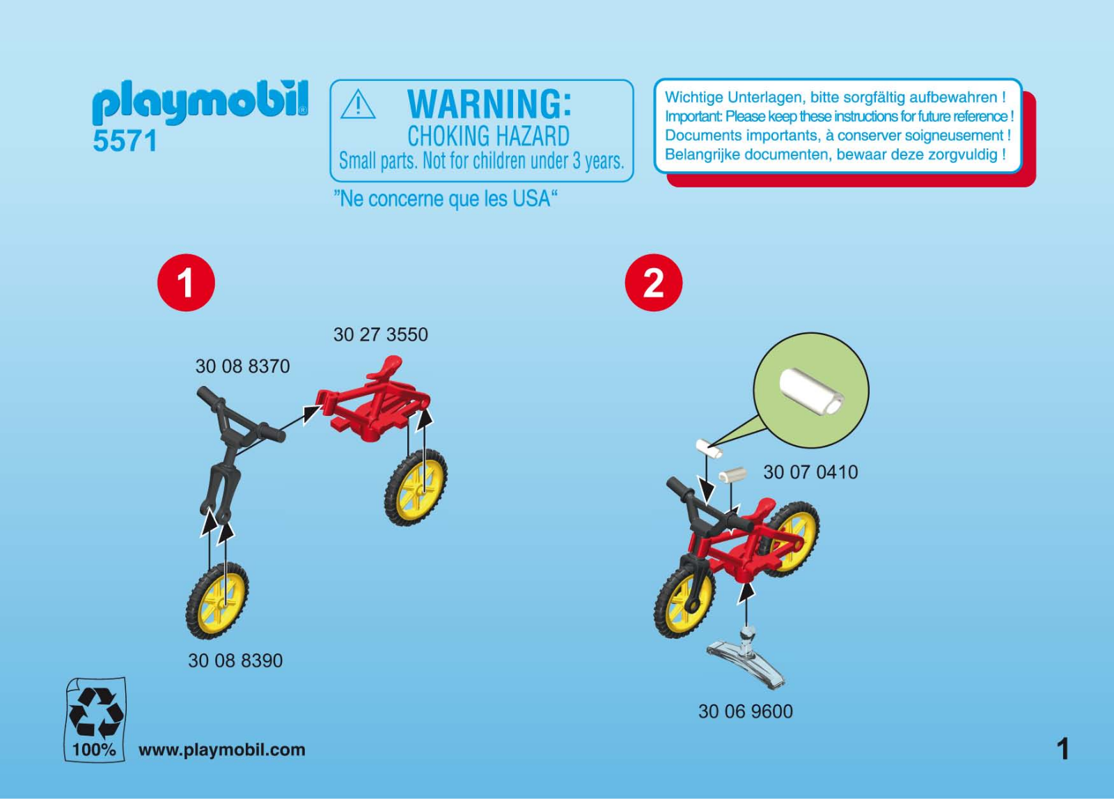 playmobil 5571 Instructions