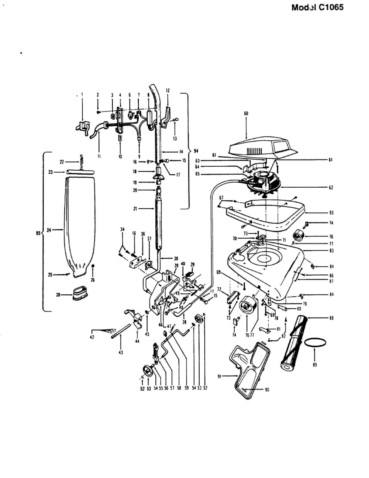 Hoover C1065 Owner's Manual