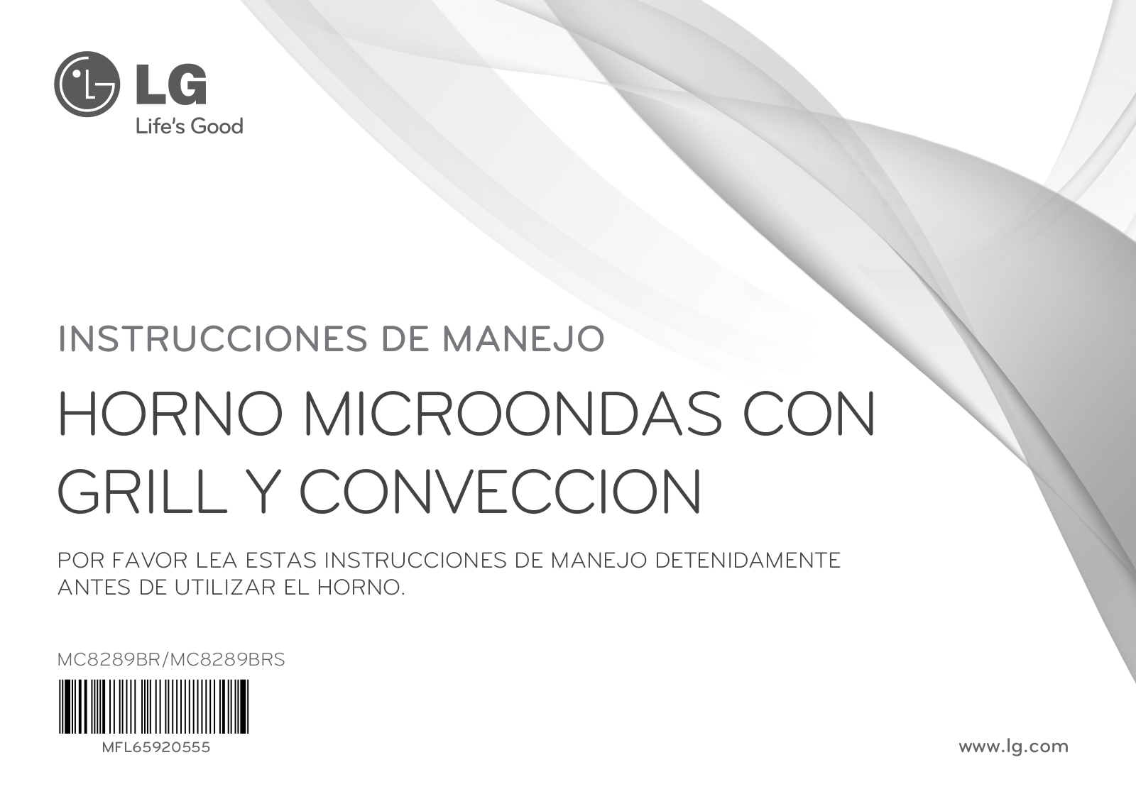 LG MC8289BRS User Manual