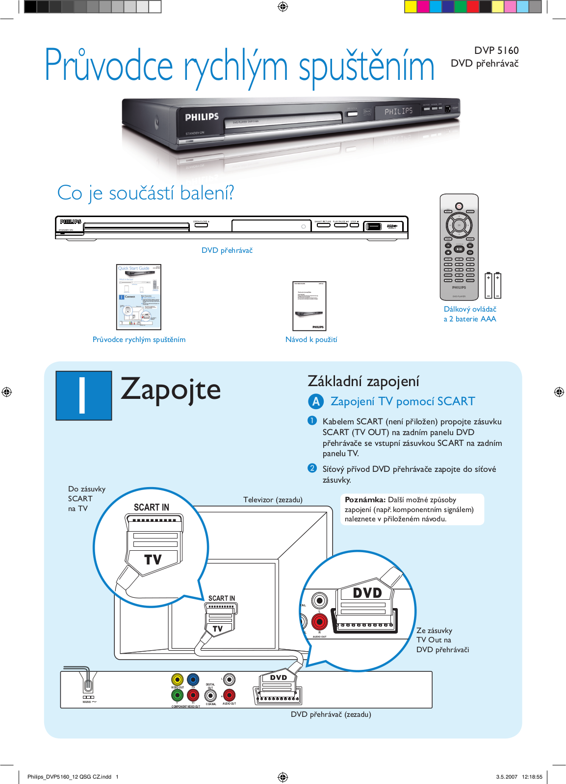 Philips DVP 5160 Getting Started Guide