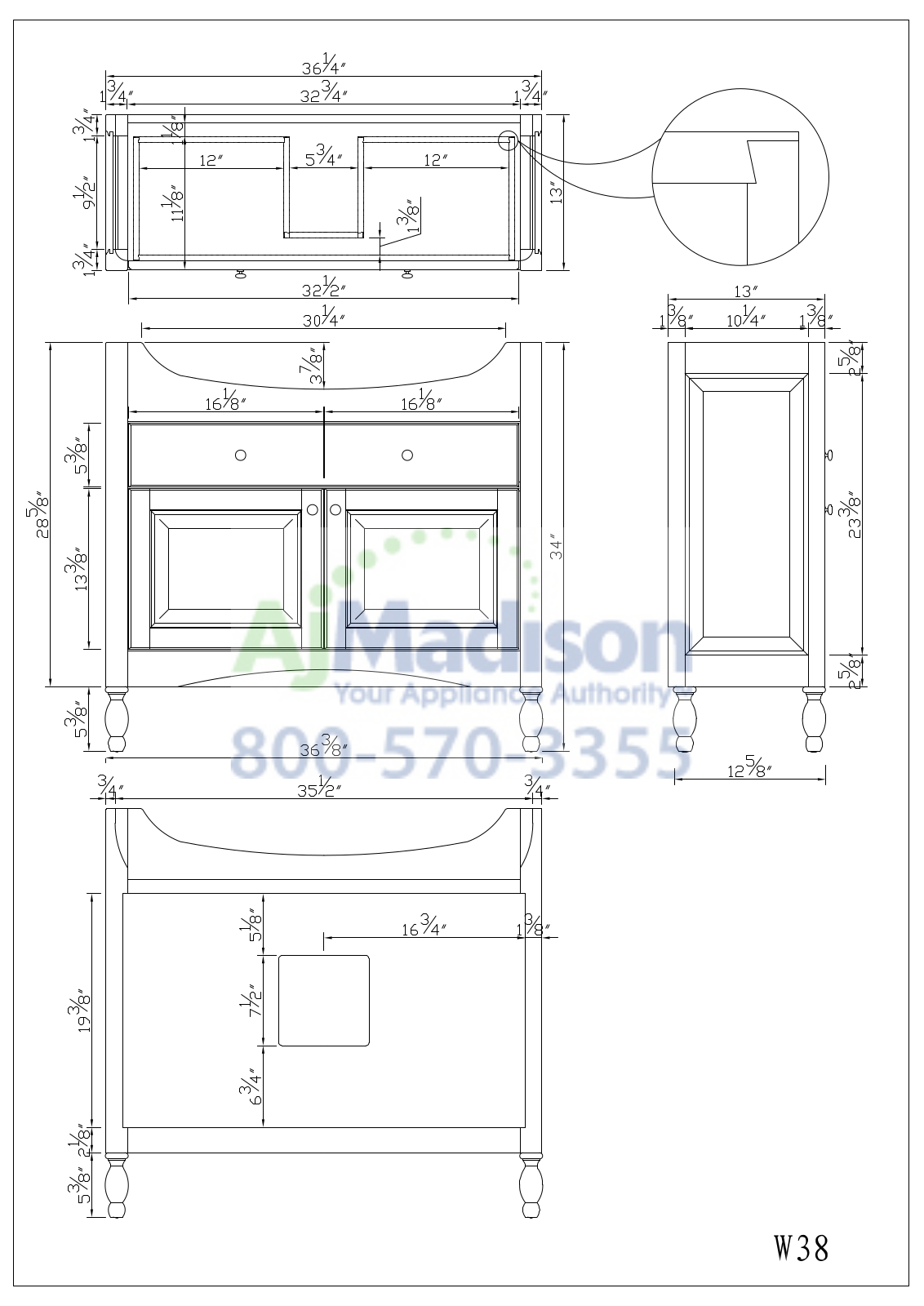 Empire Industries W38A Specs