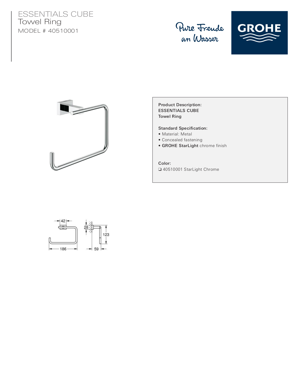 GROHE GRH5400 Specifications - ManualMachine.com