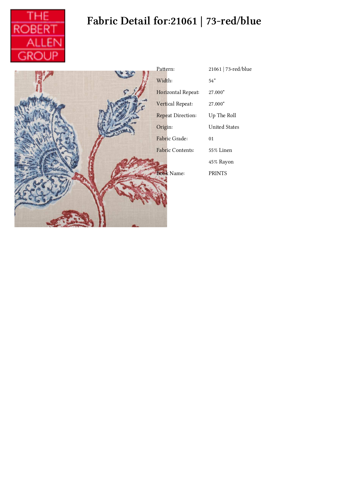 Duralee CRAL5698 Specifications - ManualMachine.com