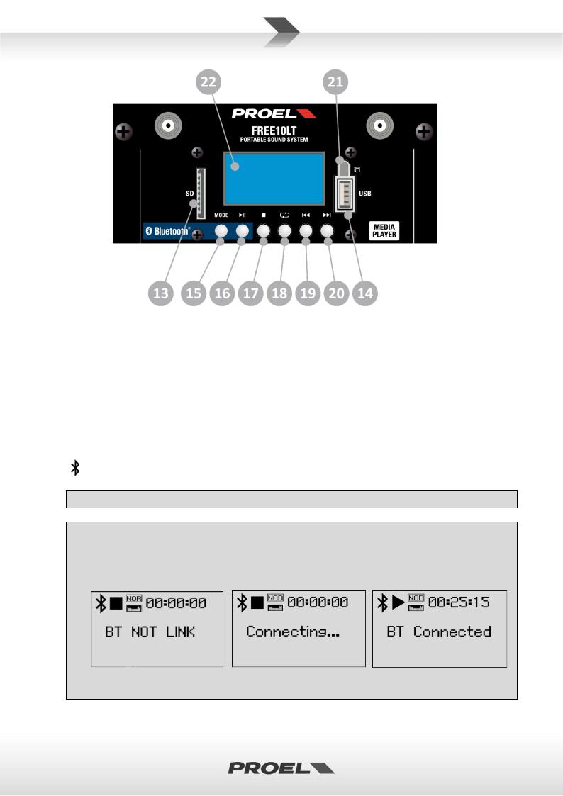 Proel FREE10LT USER’S MANUAL