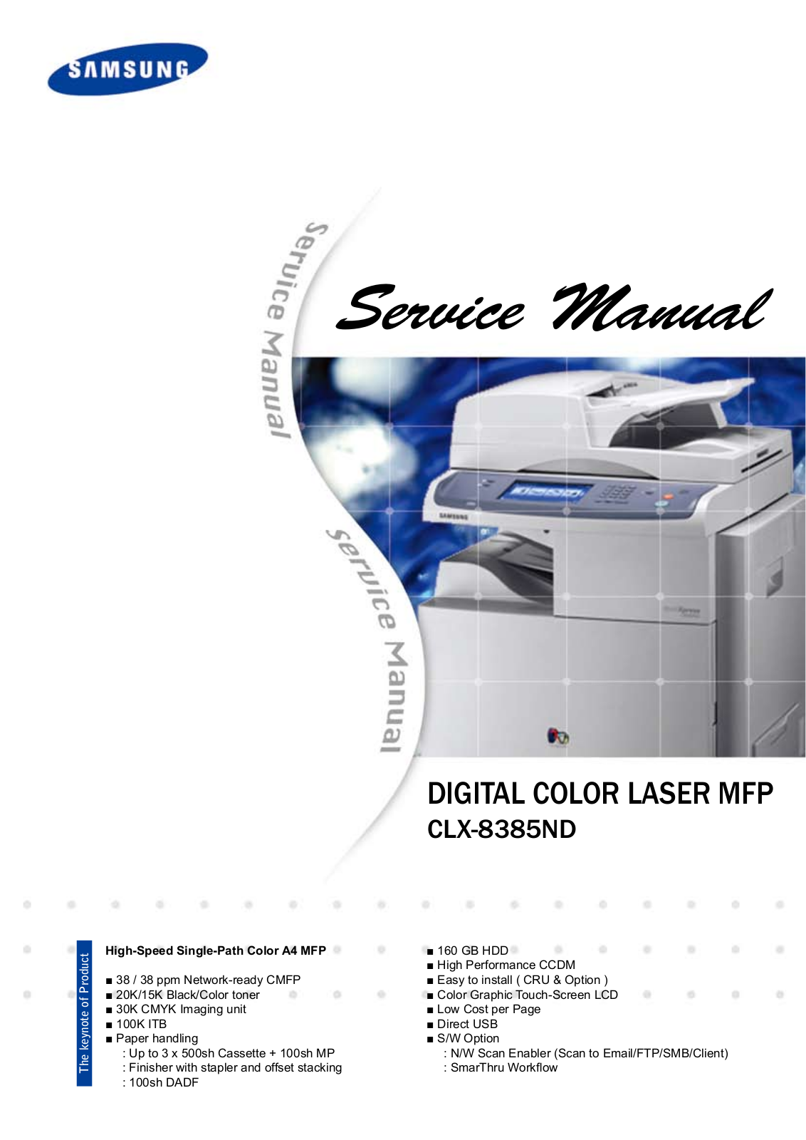 Samsung CLX-8385ND Service Manual