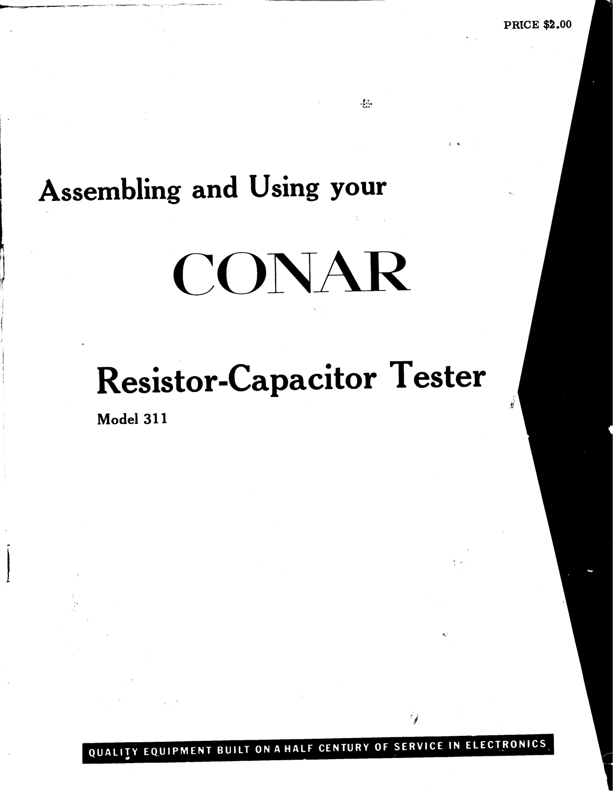 Conar 311 User Manual