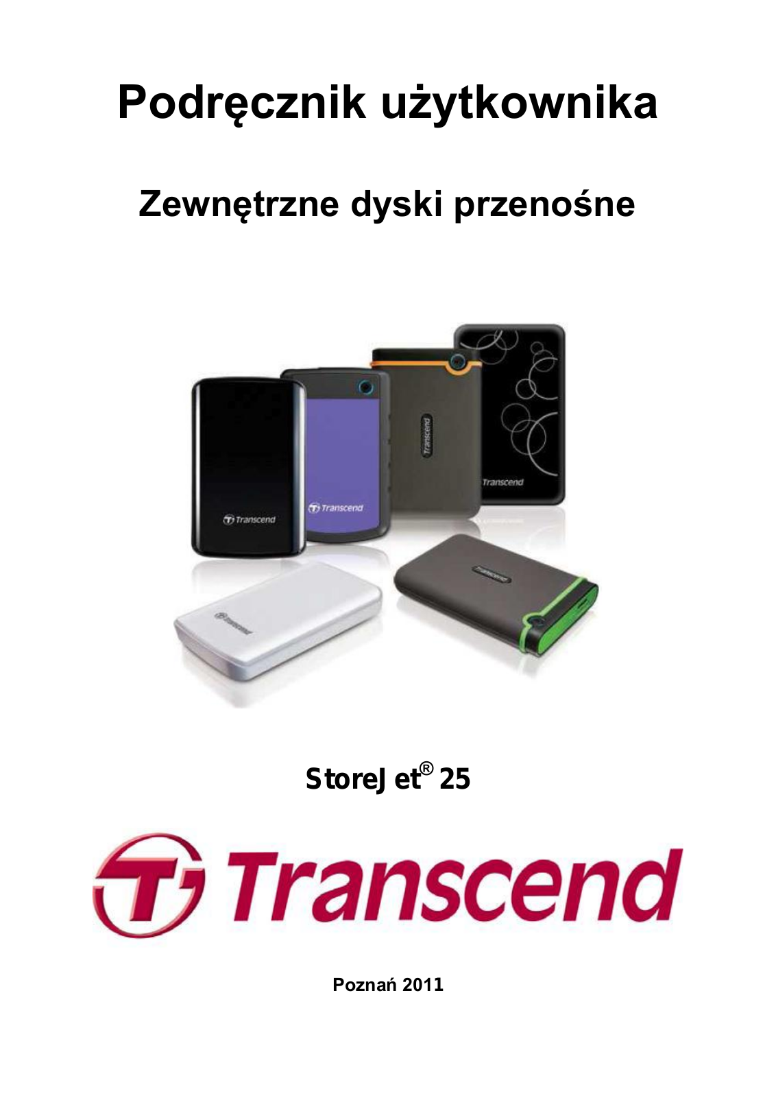 Transcend StoreJet 24 User Manual