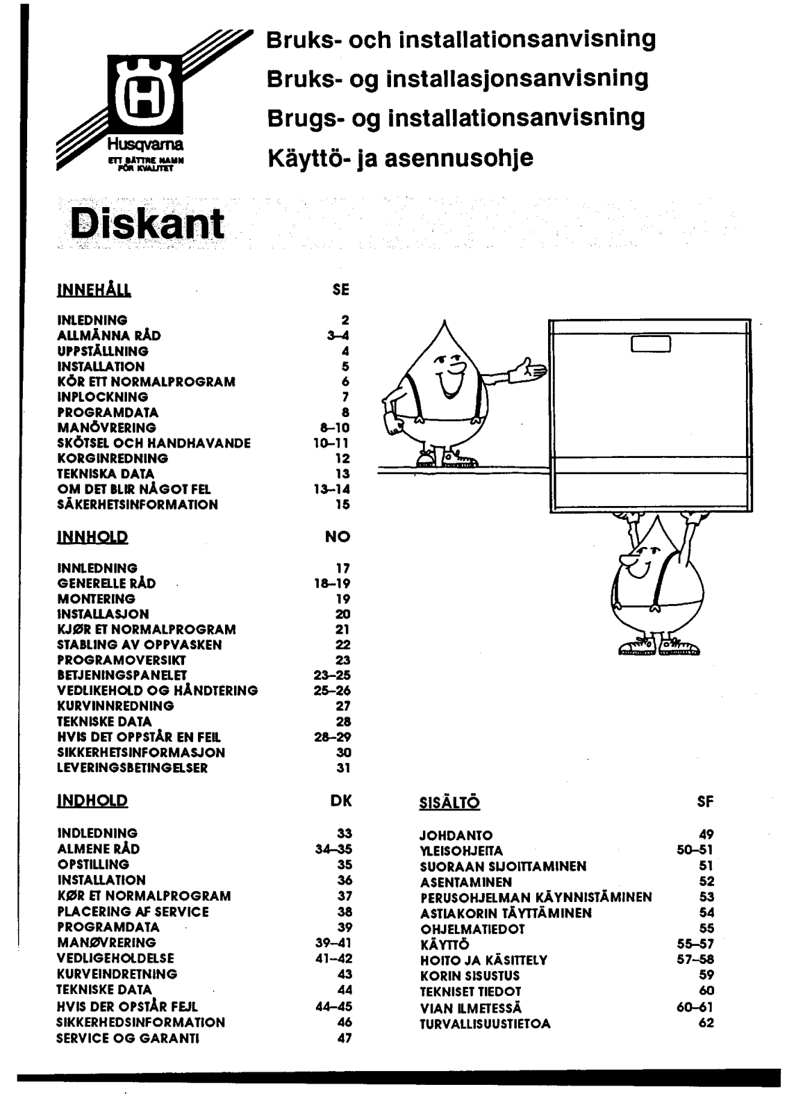 Husqvarna QD92I User Manual